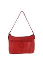Red Ashwood Leather Red 'Incanto Infinito' Vintage Woven Leather Shoulder Bag, Image 3 of 3