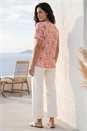 CORAL Classic Abstract Print Top, Image 3 of 4