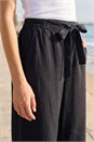 Black Tie Waist Detail Culottes, Image 4 of 4