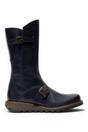 Blue Womens MES 2 Calf Leather Zip Boots, Image 1 of 5