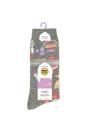 Grey Wo's Novelty Fleece-Lined Thermal Hobby Socks for Winter, Image 2 of 5
