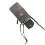 Light Grey 'THEA' Real Leather Mobile Phone Crossbody Bag, Image 5 of 6