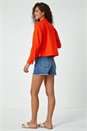 ORANGE Stretch Pocket Detail Jacket, Image 3 of 5