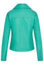 Aqua Classic Brando Biker Leather Jacket, Image 5 of 8
