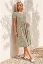 Stone Petite V-Neck Pocket Dress, Image 2 of 4