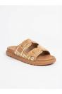 White iKrush White Willow Patterned Buckle Sandals, Image 7 of 8