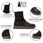 Black Womens Sued Leather Boot-RENO053FLY, Image 2 of 5