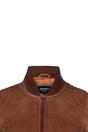 Tan MA-1 Leather Bomber Jacket-Abbotsford, Image 5 of 5