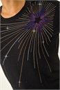 Black Starburst Hotfix Embellished Jumper, Image 5 of 5