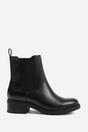 Black 'Serna' Ankle Boot With Elastic Panel, Image 2 of 4