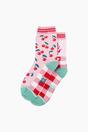 Pink Ice Cream Sundae Combed Cotton Odd Socks, Image 3 of 4