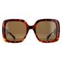 Brown Square Dark Havana Bronze Polarized Sunglasses, Image 1 of 4
