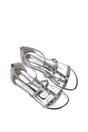 Silver 'Julia' T-Bar Gladiator Sandals With Studded Details, Image 6 of 6