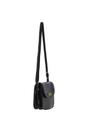 Black Small Real Leather Crossbody Bag, Image 5 of 5