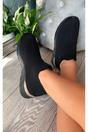 Pink iKrush Pink Jessi Slip On Sock Wedge Trainers, Image 7 of 8