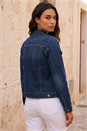Indigo Classic Cotton Denim Jacket, Image 3 of 4