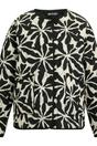 Beige Mira Abstract Floral Padded Jacket, Image 1 of 5