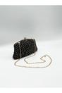 Black Embellished Clutch Bag, Image 4 of 5
