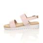 Natural AJVANI Natural Flatform Strappy Sandals, Image 3 of 6