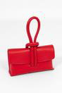 Red Sarta Red Italian Leather Wristlet Clutch Bag, Image 4 of 5