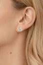 Silver Sterling Silver Scottish Thistle Studs, Image 2 of 3