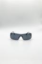 Black Flat Top Racer Rimless In Black, Image 1 of 5