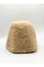 Beige Soft Seamless Bucket Hat, Image 3 of 4