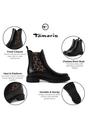 Black Tamaris Black Tamaris Black Leopard Chelsea Boots, Image 2 of 7