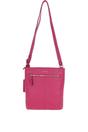Pink Ashwood Leather Pink 'Five CB' Real Leather Cross Body Bag, Image 4 of 5