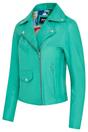 Aqua Classic Brando Biker Leather Jacket, Image 4 of 8