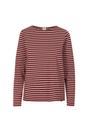 Wine Karen Yarn Dyed Stripe Shirt, Image 1 of 5