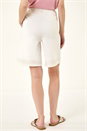 Ivory  Drawcord Detail Pocket Shorts, Image 2 of 4