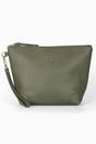 Khaki Etre Khaki Faux Leather Medium Wash Bag, Image 1 of 2