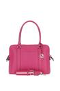 Pink 'Cuore di Cuoio' 3 Section Large Leather Handbag, Image 1 of 4