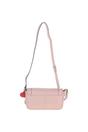 Light Pink 'Blossom' Flap Over Real Leather Shoulder Bag, Image 3 of 4