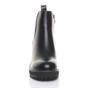 Black AJVANI Black High Wedge Heel Chelsea Ankle Boots, Image 6 of 6
