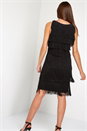 Black Tassel Embellished Flapper Dress, Image 2 of 5