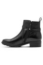 Black Tamaris Black Tamaris Womens Black Buckle Biker Boots, Image 4 of 7