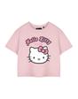Pink Hello Kitty Cropped Short Sleeved T-Shirt, Image 1 of 6