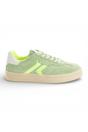 Green Tamaris Green Tamaris Womens Green Neon Stripe Sneaker, Image 1 of 8