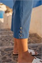 Denim Petite Bengaline Cropped Stretch Trouser, Image 4 of 4