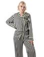 Black Beetlejuice Stripey Pyjama Set, Image 1 of 6