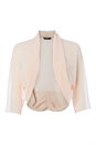 Peach Pink Chiffon Bolero, Image 4 of 4