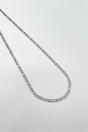 Silver Figaro Chain Necklace, Image 2 of 4