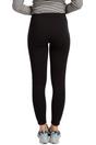 Black Fuzzy Sherpa Leggings, Image 3 of 4