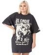 Grey Blondie Dress Oversized Short Sleeved T-Shirt, Image 1 of 6