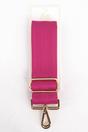Fuchsia Sarta Fuchsia Plain Woven Wide Bag Strap, Image 4 of 4