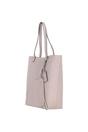 Beige 'Serela' Real Leather Shoulder Bag with Detachable Pouch, Image 2 of 4
