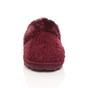 Burgundy AJVANI Burgundy Glitter Knitted Mules Slippers, Image 5 of 5
