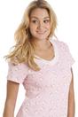 Pink Camille Lingerie Pink Ditsy Rose Floral Print Cotton Nightshirt, Image 5 of 5